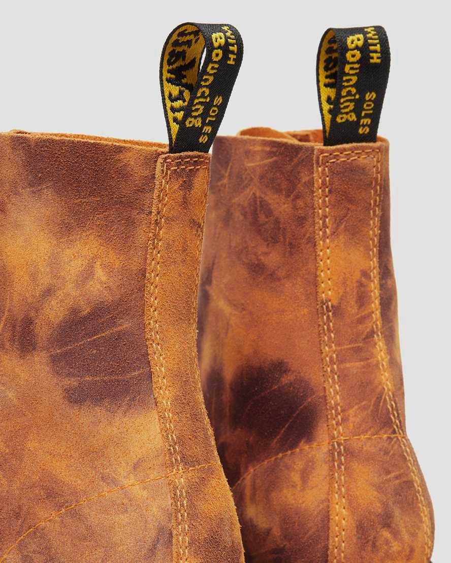 Dr Martens 1460 Pascal Tie Dye Leather Naisten Nauhasaappaat Oranssi  Suomi |  6734BCZUV