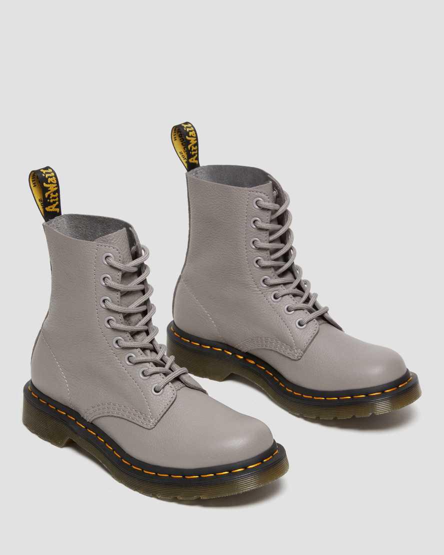 Dr Martens 1460 Pascal Virginia Leather Naisten Nilkkurit Harmaat  Suomi |  7260PQLYI