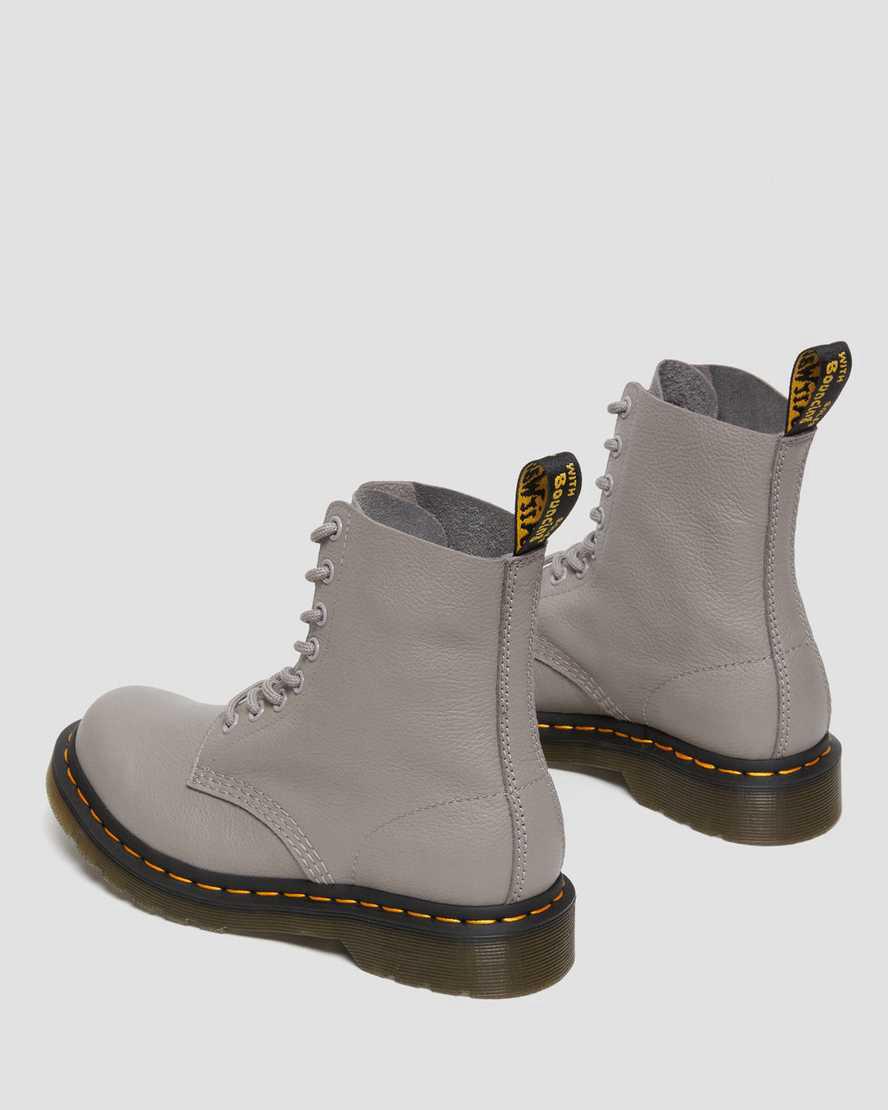 Dr Martens 1460 Pascal Virginia Leather Naisten Nilkkurit Harmaat  Suomi |  7260PQLYI