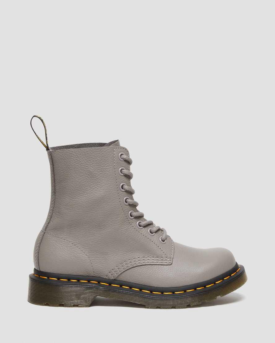 Dr Martens 1460 Pascal Virginia Leather Naisten Nilkkurit Harmaat  Suomi |  7260PQLYI