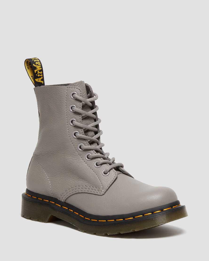 Dr Martens 1460 Pascal Virginia Leather Naisten Nilkkurit Harmaat  Suomi |  7260PQLYI