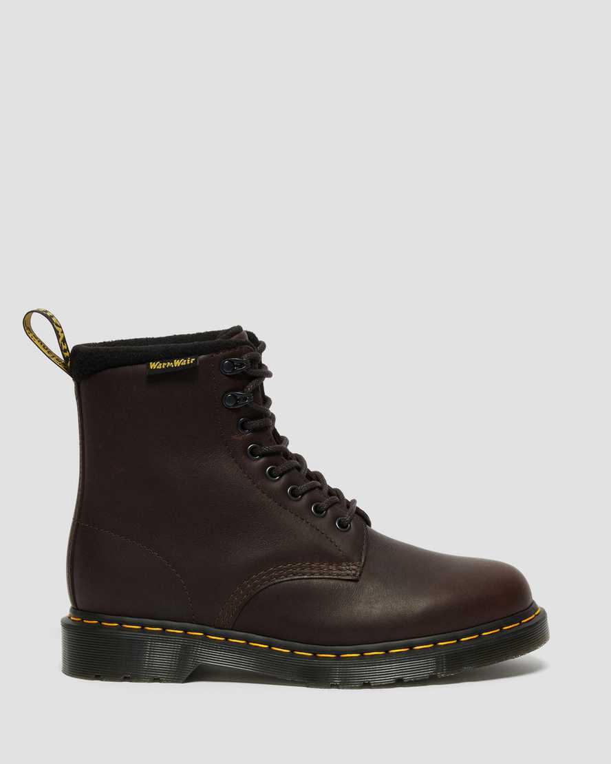 Dr Martens 1460 Pascal Warmwair Leather Lace Up Naisten Nilkkurit Tummanruskea  Suomi |  3219QEVID