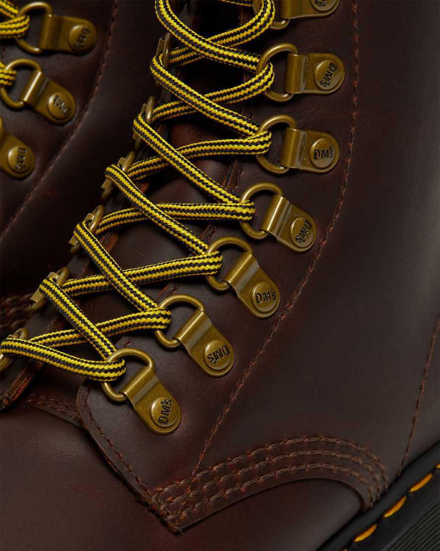 Dr Martens 1460 Pascal Wintergrip Leather Lace Up Naisten Nilkkurit Ruskea  Suomi |  2187DQGMB