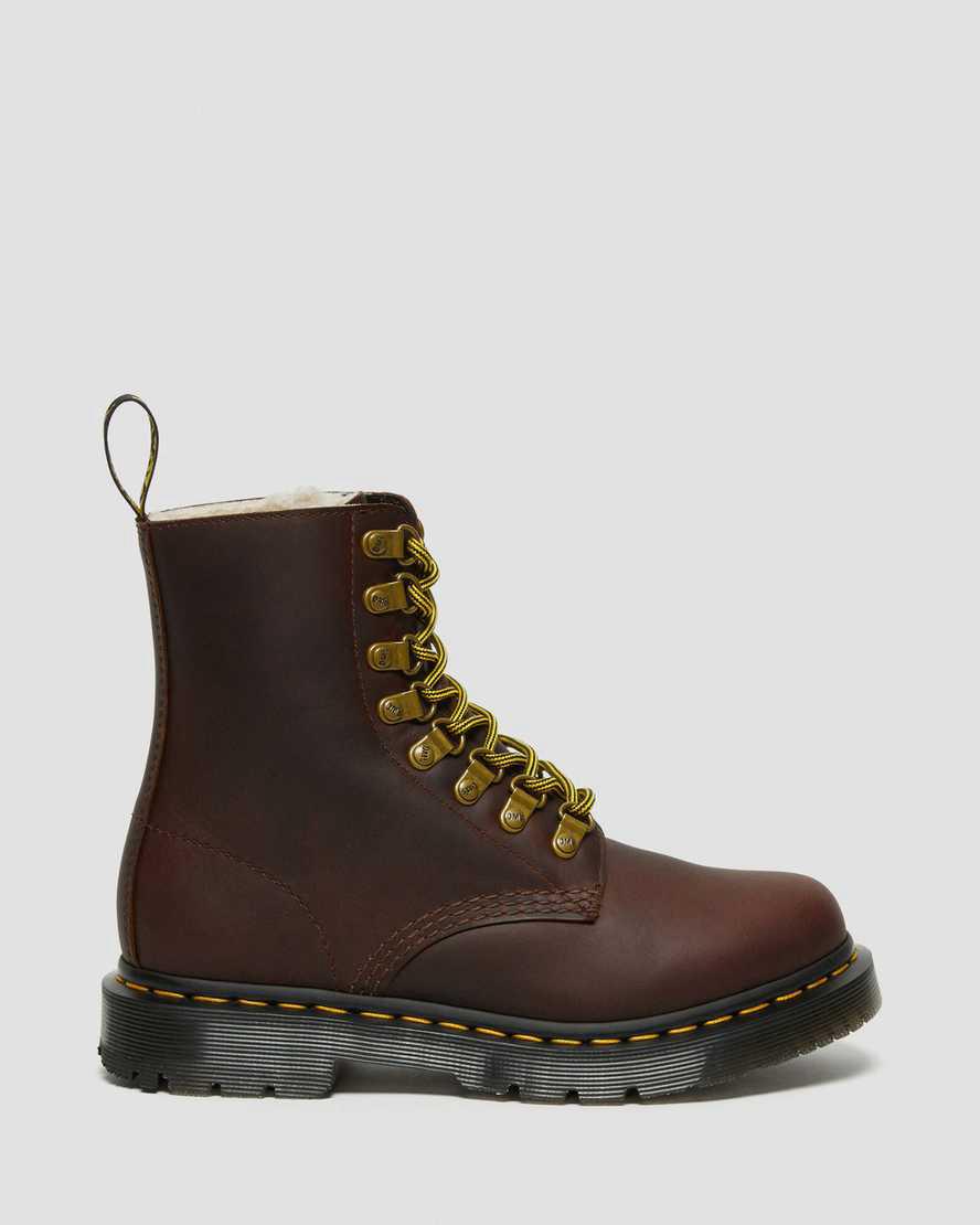Dr Martens 1460 Pascal Wintergrip Leather Naisten Nauhasaappaat Ruskea  Suomi |  8051SERIU