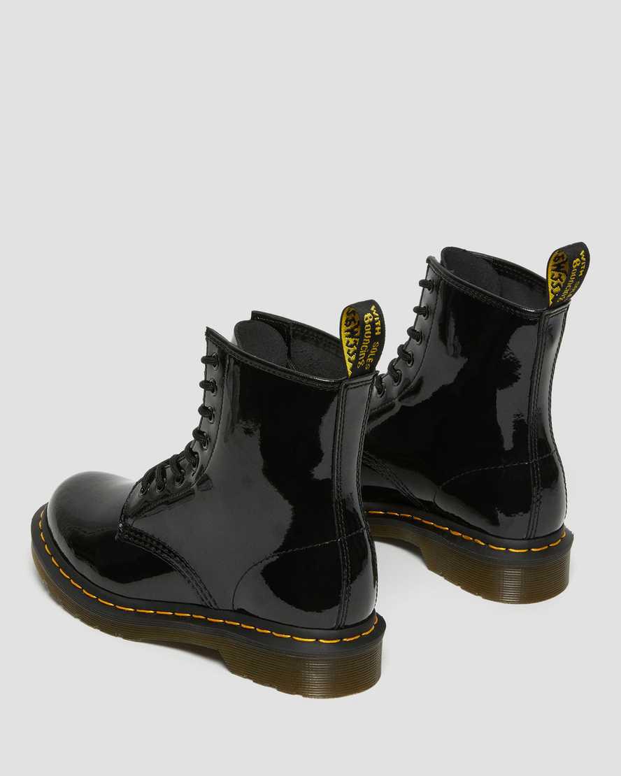 Dr Martens 1460 Patent Leather Lace Up Naisten Nilkkurit Mustat  Suomi |  1390COSKG
