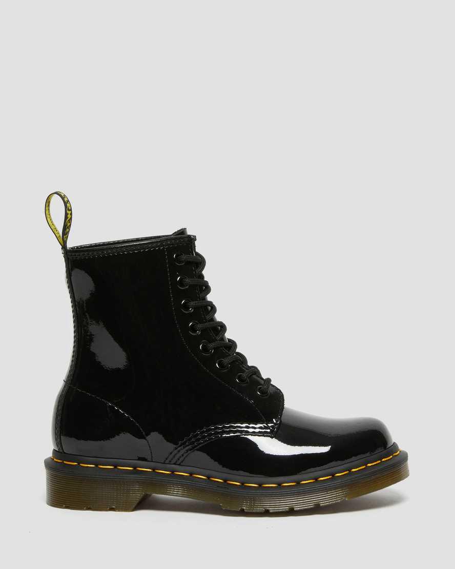 Dr Martens 1460 Patent Leather Lace Up Naisten Nilkkurit Mustat  Suomi |  1390COSKG