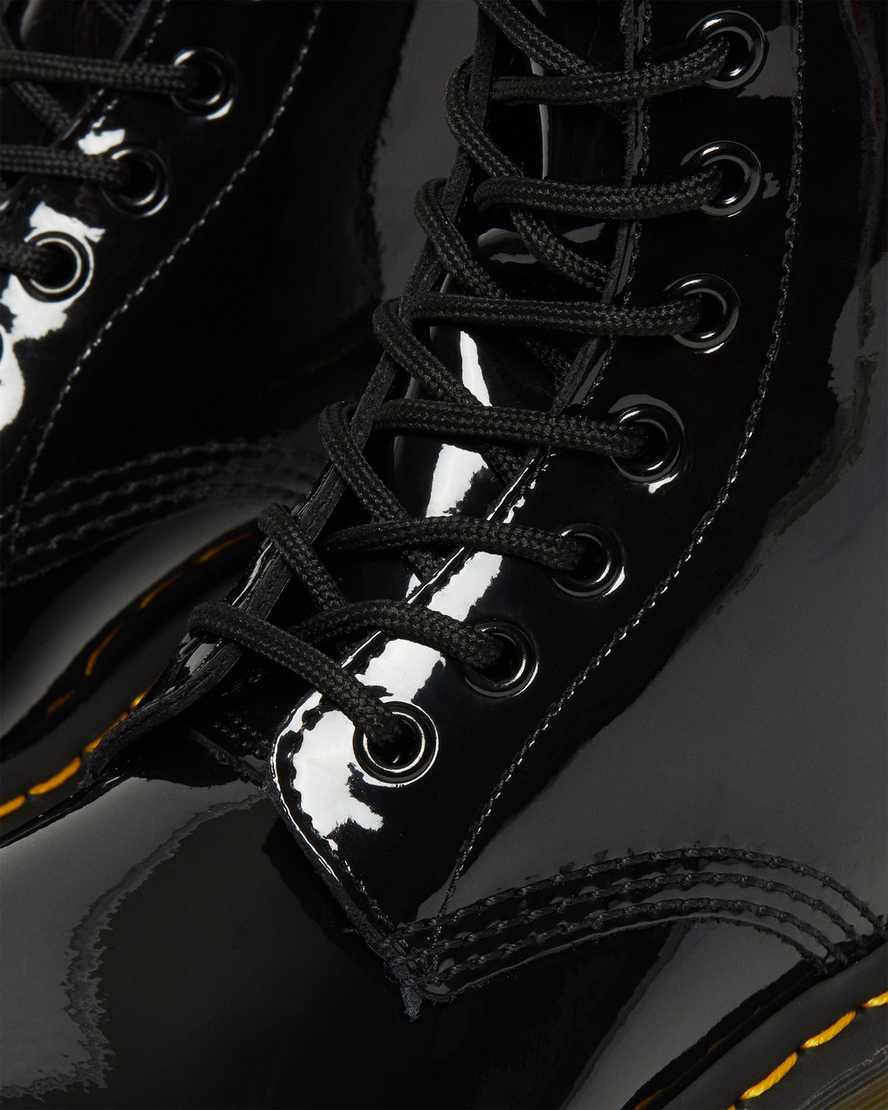 Dr Martens 1460 Patent Leather Lace Up Naisten Nilkkurit Mustat  Suomi |  1390COSKG