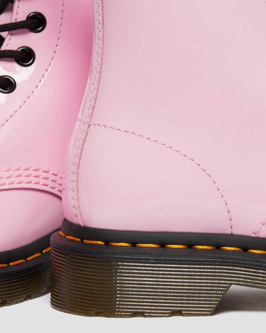 Dr Martens 1460 Patent Leather Lace Up Naisten Nilkkurit Pinkki  Suomi |  3748ZILFD