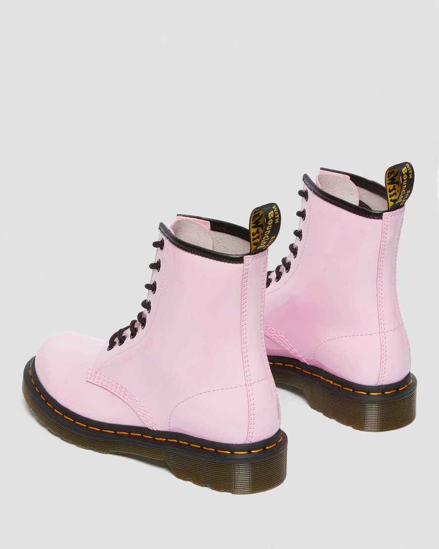 Dr Martens 1460 Patent Leather Lace Up Naisten Nilkkurit Pinkki  Suomi |  3748ZILFD