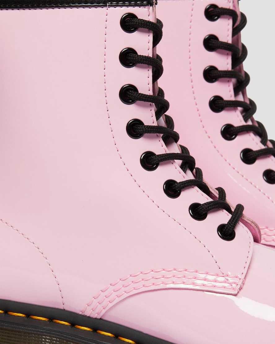 Dr Martens 1460 Patent Leather Lace Up Naisten Nilkkurit Pinkki  Suomi |  3748ZILFD