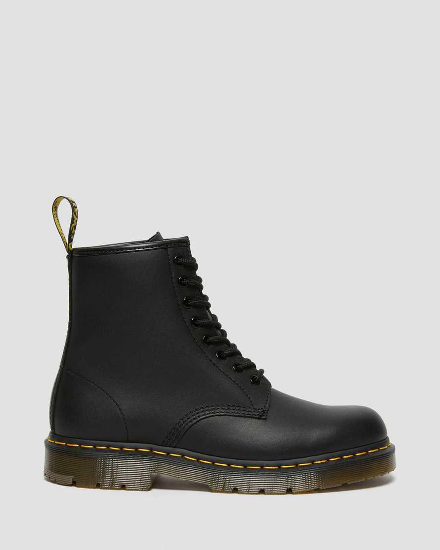 Dr Martens 1460 Slip Resistant Leather Lace Up Miesten Nilkkurit Mustat  Suomi |  1698FXALV