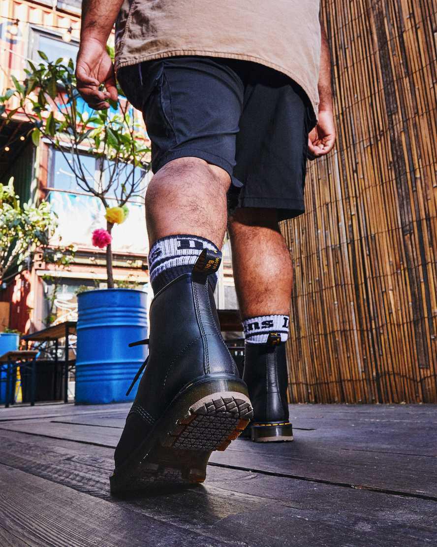 Dr Martens 1460 Slip Resistant Steel Toe Naisten Nilkkurit Mustat  Suomi |  7480JIMXZ