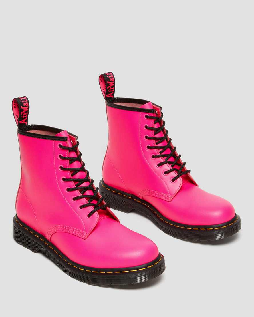 Dr Martens 1460 Smooth Leather Lace Up Naisten Nilkkurit Pinkki  Suomi |  1093GSNJT