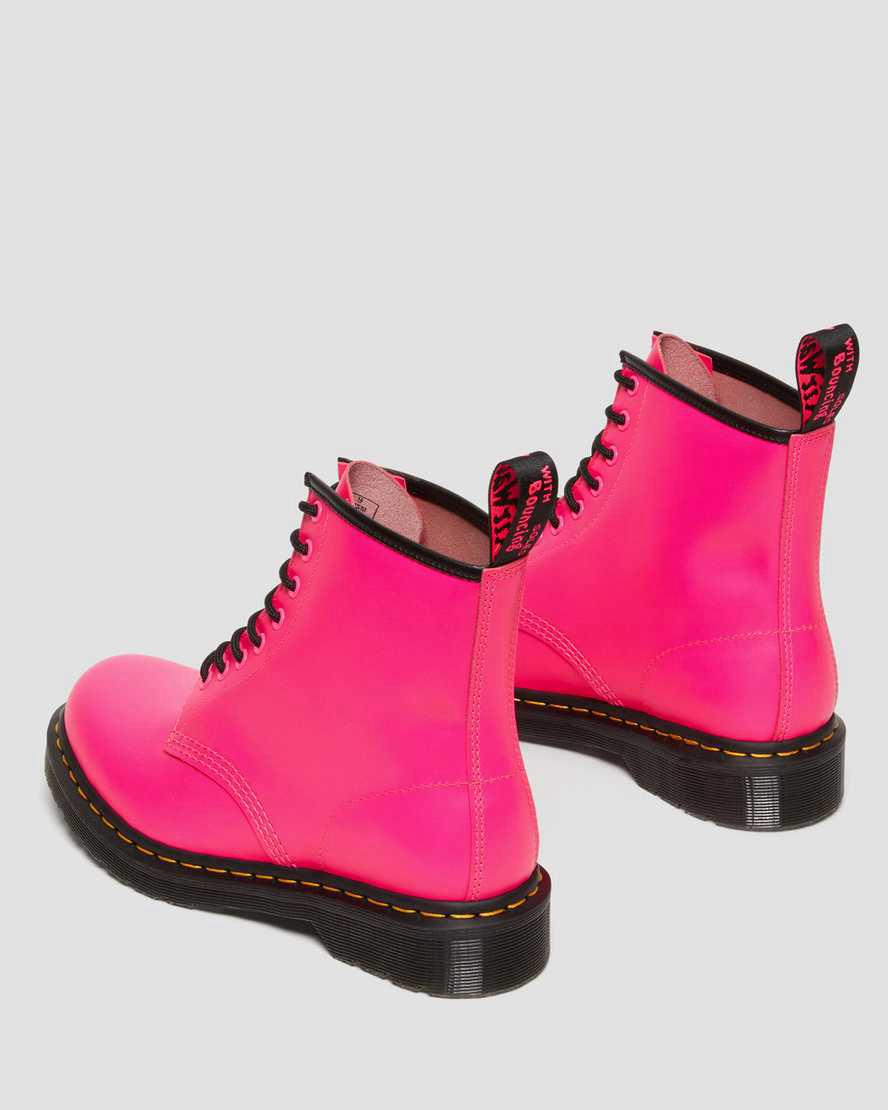 Dr Martens 1460 Smooth Leather Lace Up Naisten Nilkkurit Pinkki  Suomi |  1093GSNJT