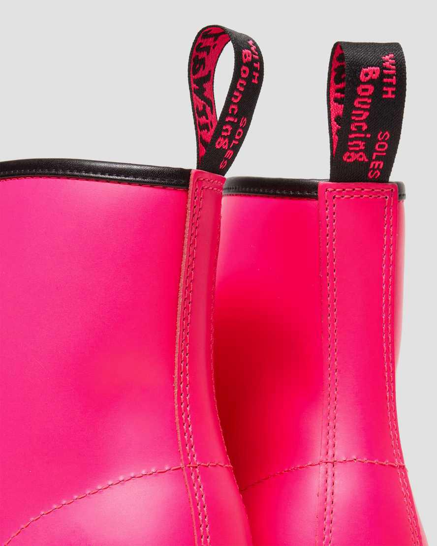 Dr Martens 1460 Smooth Leather Lace Up Naisten Nilkkurit Pinkki  Suomi |  1093GSNJT
