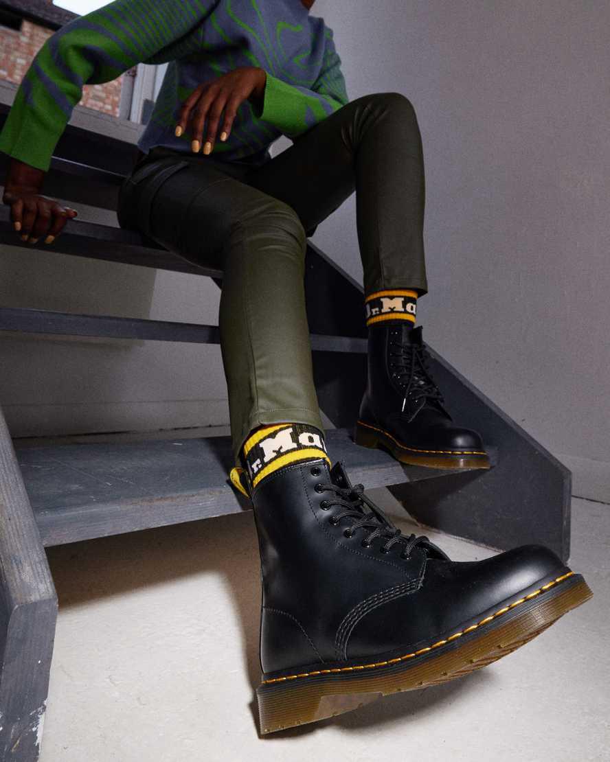 Dr Martens 1460 Smooth Leather Lace Up Naisten Nilkkurit Mustat  Suomi |  1298UDPXB