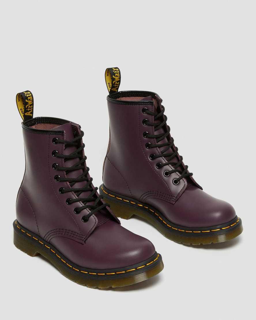 Dr Martens 1460 Smooth Leather Lace Up Naisten Nilkkurit Violetit  Suomi |  6304GDZTA
