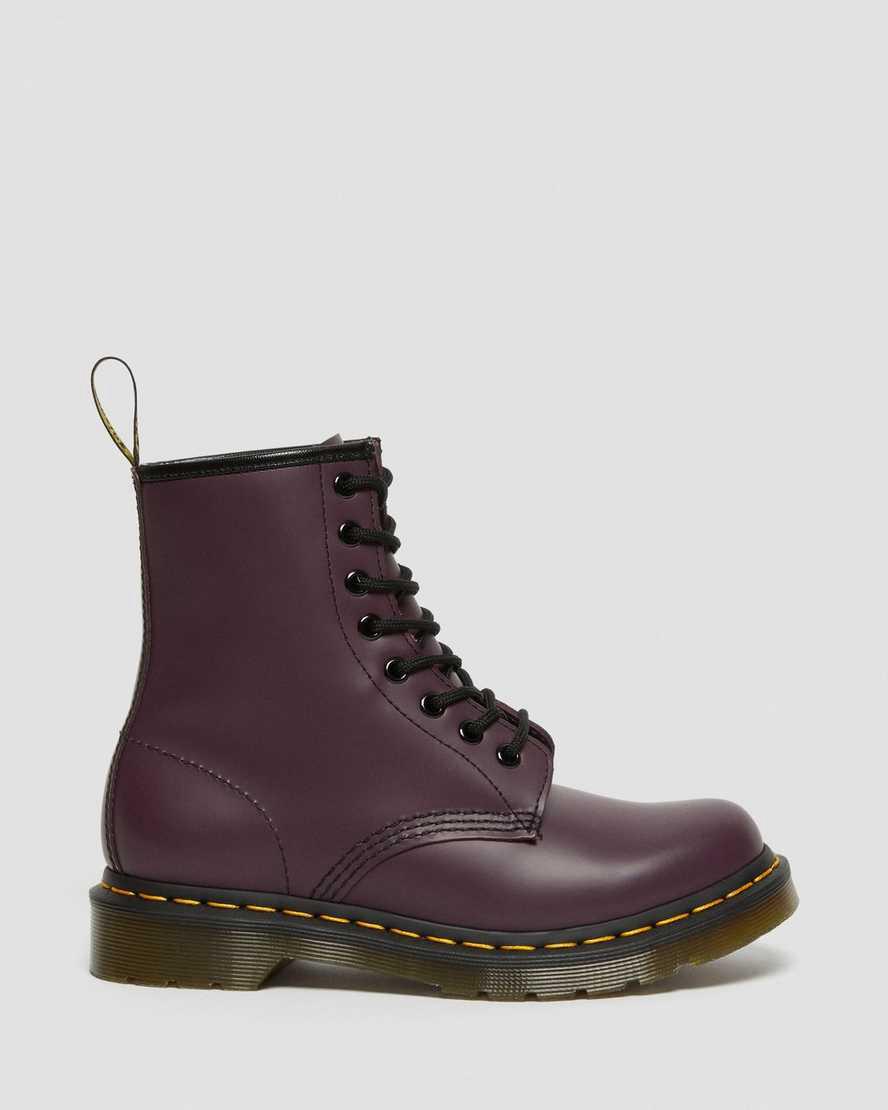 Dr Martens 1460 Smooth Leather Lace Up Naisten Nilkkurit Violetit  Suomi |  6304GDZTA