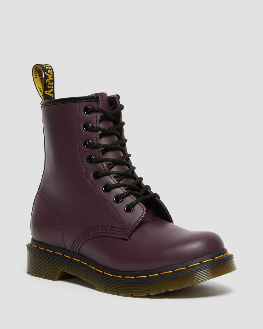 Dr Martens 1460 Smooth Leather Lace Up Naisten Nilkkurit Violetit  Suomi |  6304GDZTA