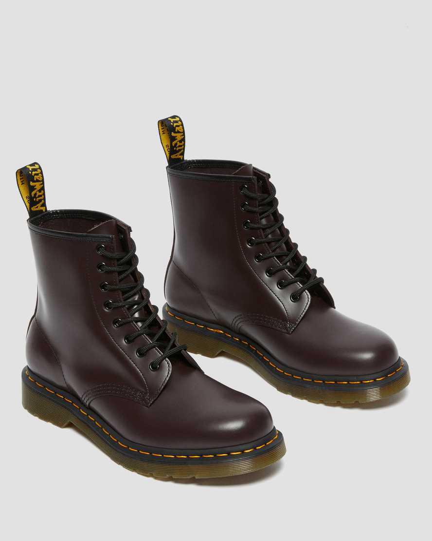 Dr Martens 1460 Smooth Leather Miesten Nauhasaappaat Viininpunainen  Suomi |  2538DBGIE