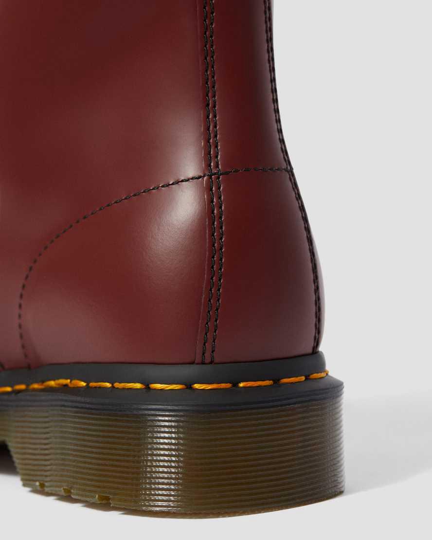Dr Martens 1460 Smooth Leather Miesten Nauhasaappaat Punainen  Suomi |  8026DVAWH