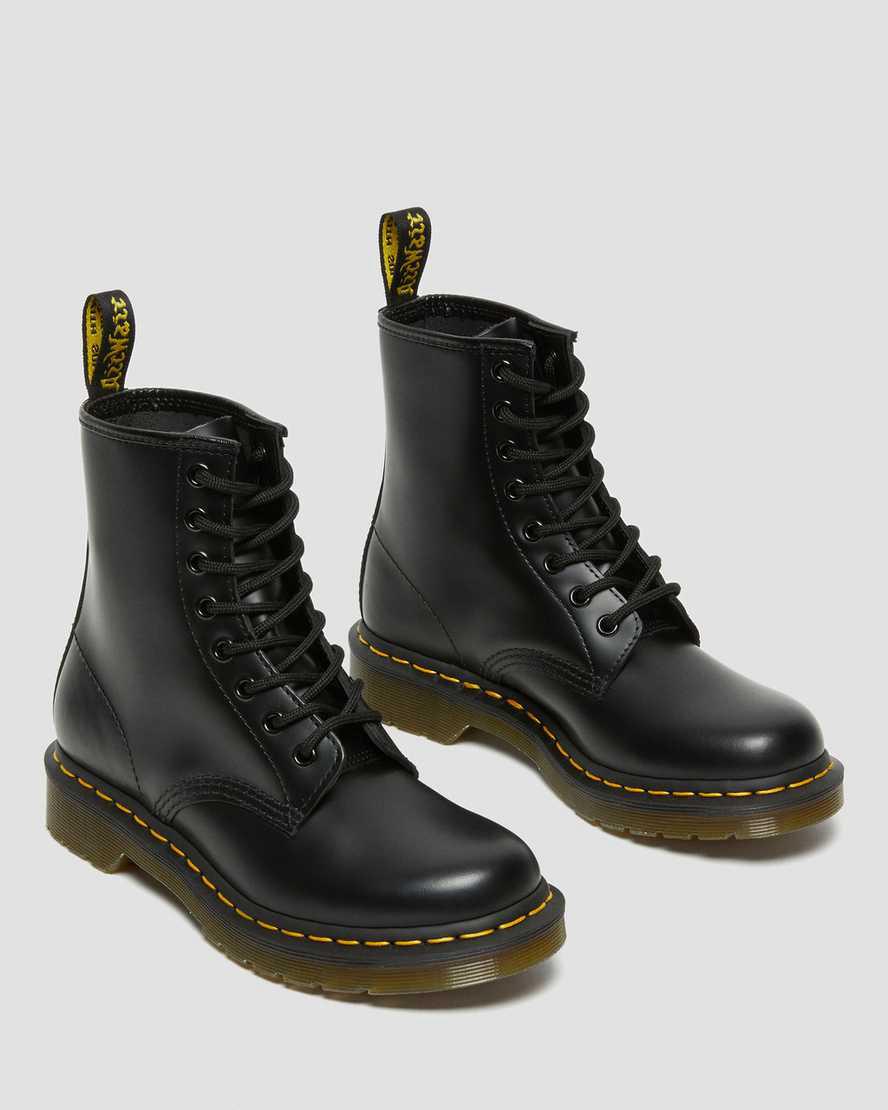 Dr Martens 1460 Smooth Leather Naisten Nauhasaappaat Mustat  Suomi |  5214YMARG