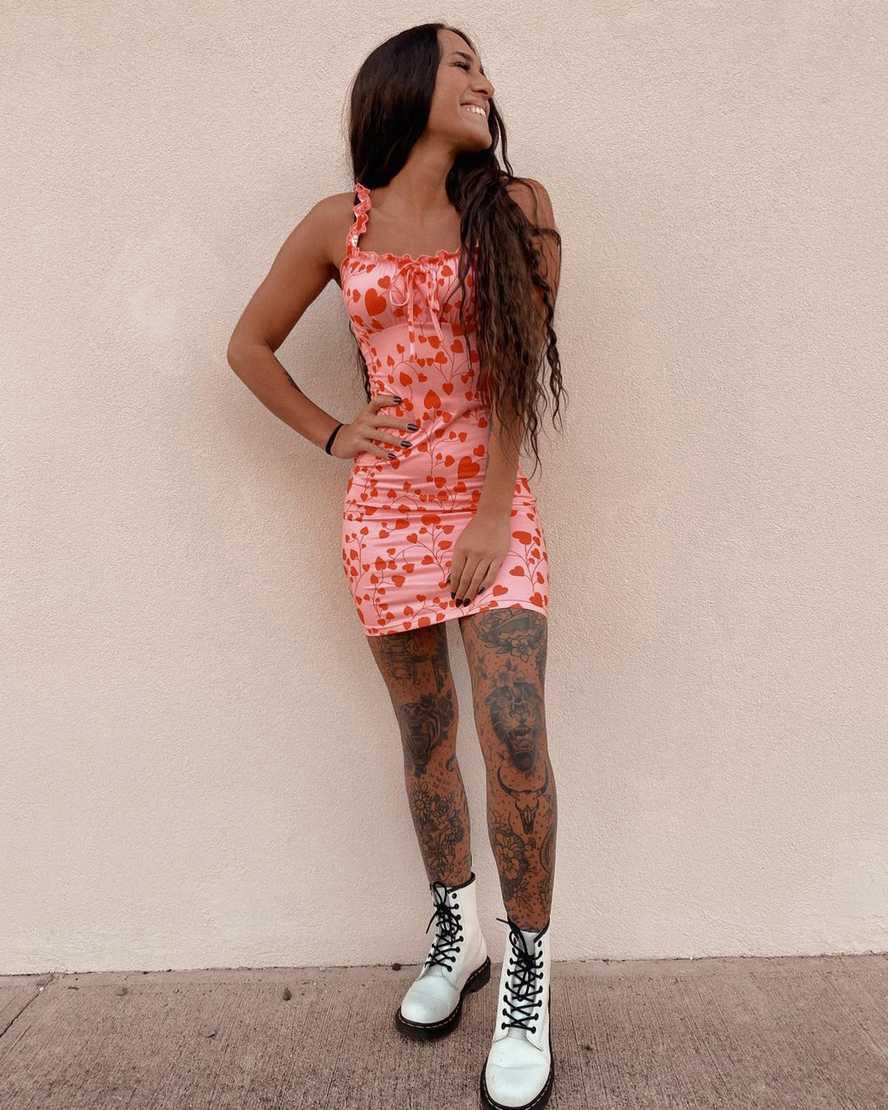 Dr Martens 1460 Smooth Leather Naisten Nauhasaappaat Valkoinen  Suomi |  8519OBUEJ