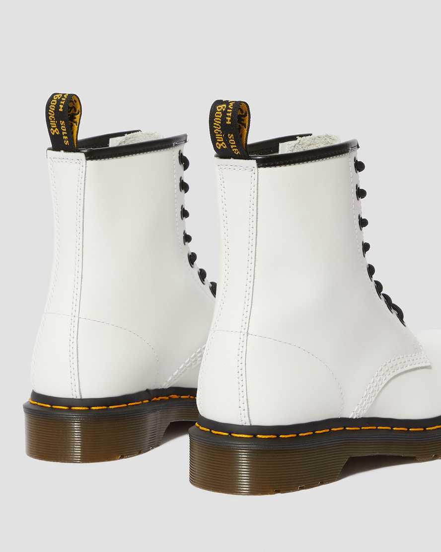 Dr Martens 1460 Smooth Leather Naisten Nauhasaappaat Valkoinen  Suomi |  8519OBUEJ