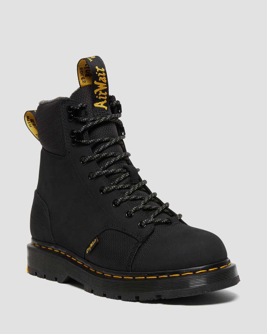 Dr Martens 1460 Trinity Waterproof Slip Resistant Miesten Platform Saappaat Mustat  Suomi |  3251EUZNO