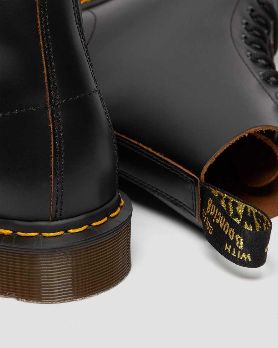 Dr Martens 1460 Vintage Made in England Lace Up Miesten Nilkkurit Mustat  Suomi |  0168MNDKH