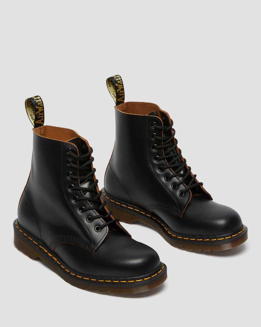 Dr Martens 1460 Vintage Made in England Lace Up Miesten Nilkkurit Mustat  Suomi |  0168MNDKH