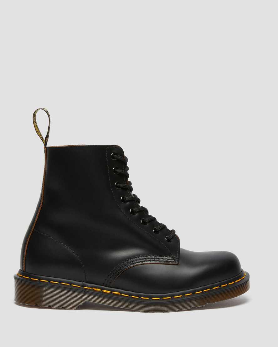 Dr Martens 1460 Vintage Made in England Lace Up Miesten Nilkkurit Mustat  Suomi |  0168MNDKH
