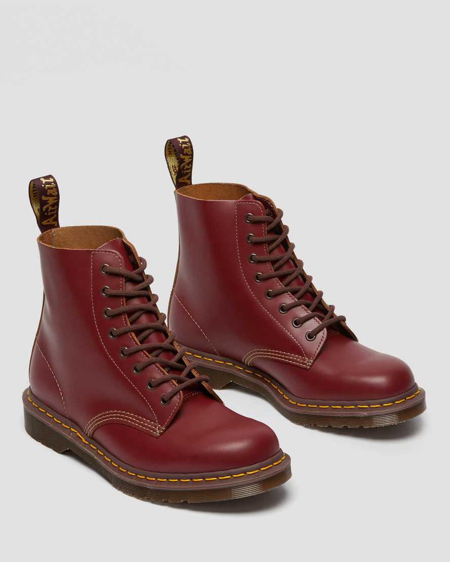 Dr Martens 1460 Vintage Made in England Lace Up Miesten Nilkkurit Punainen  Suomi |  3058EMCRF