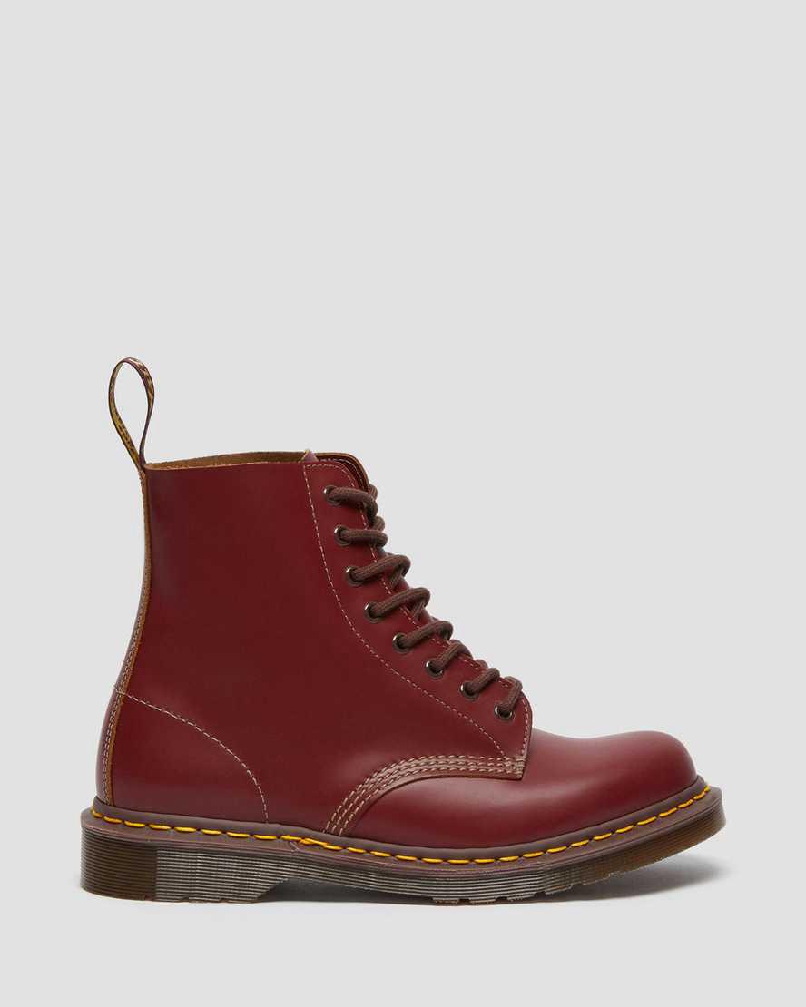 Dr Martens 1460 Vintage Made in England Lace Up Miesten Nilkkurit Punainen  Suomi |  3058EMCRF