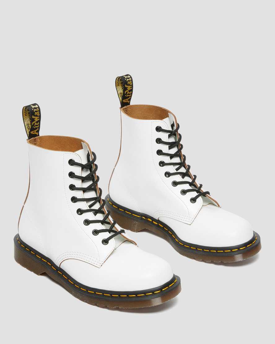 Dr Martens 1460 Vintage Made in England Lace Up Naisten Nilkkurit Valkoinen  Suomi |  3157PRSAW