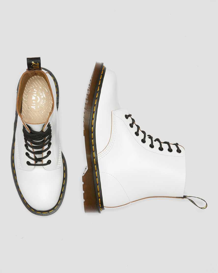 Dr Martens 1460 Vintage Made in England Lace Up Naisten Nilkkurit Valkoinen  Suomi |  3157PRSAW