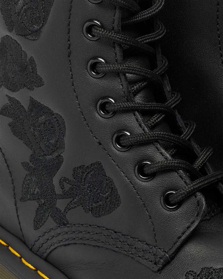 Dr Martens 1460 Vonda Mono Floral Naisten Nilkkurit Mustat  Suomi |  3920LHMPB