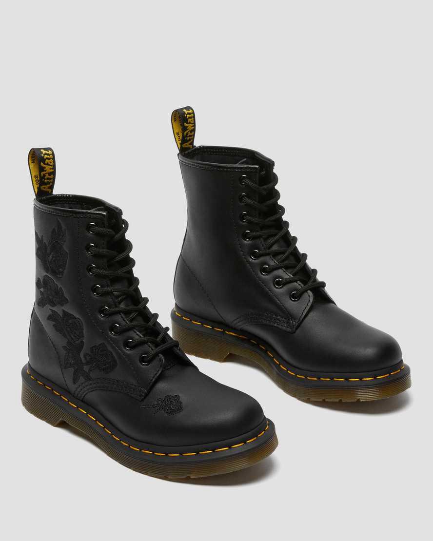 Dr Martens 1460 Vonda Mono Floral Naisten Nilkkurit Mustat  Suomi |  3920LHMPB