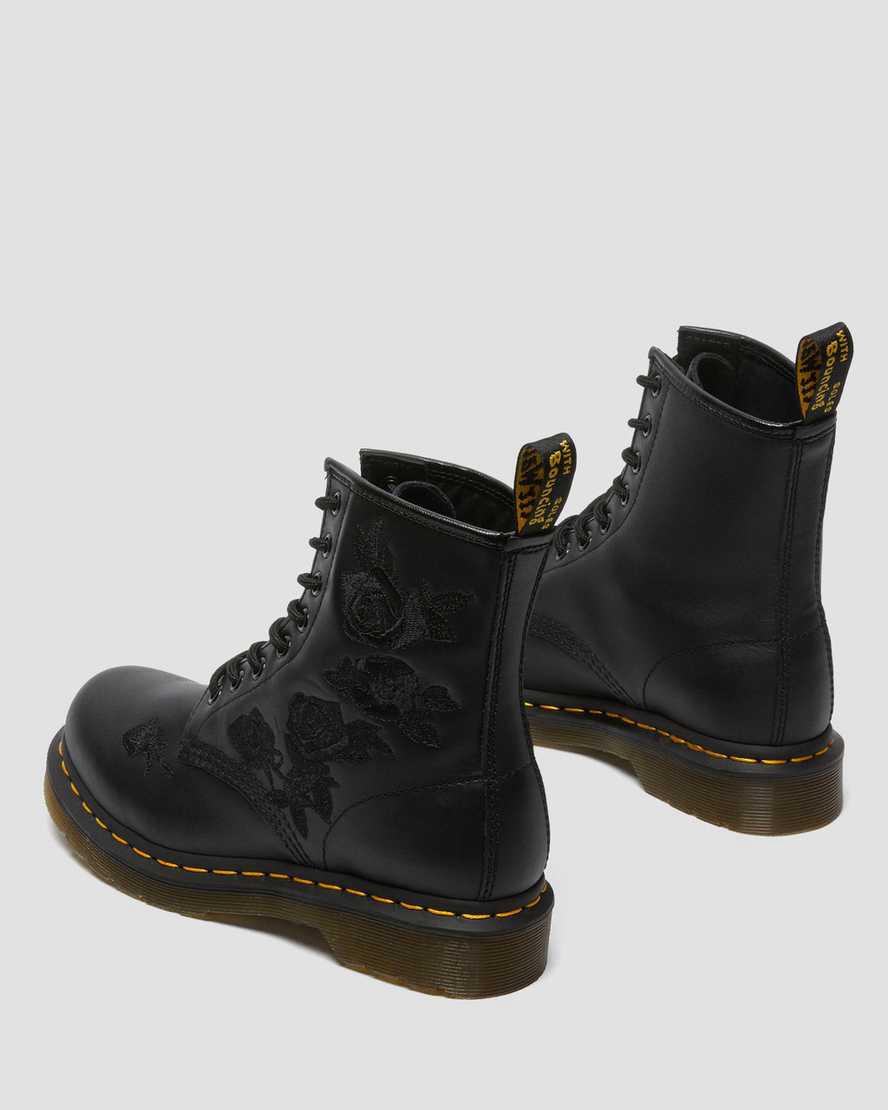 Dr Martens 1460 Vonda Mono Floral Naisten Nilkkurit Mustat  Suomi |  3920LHMPB