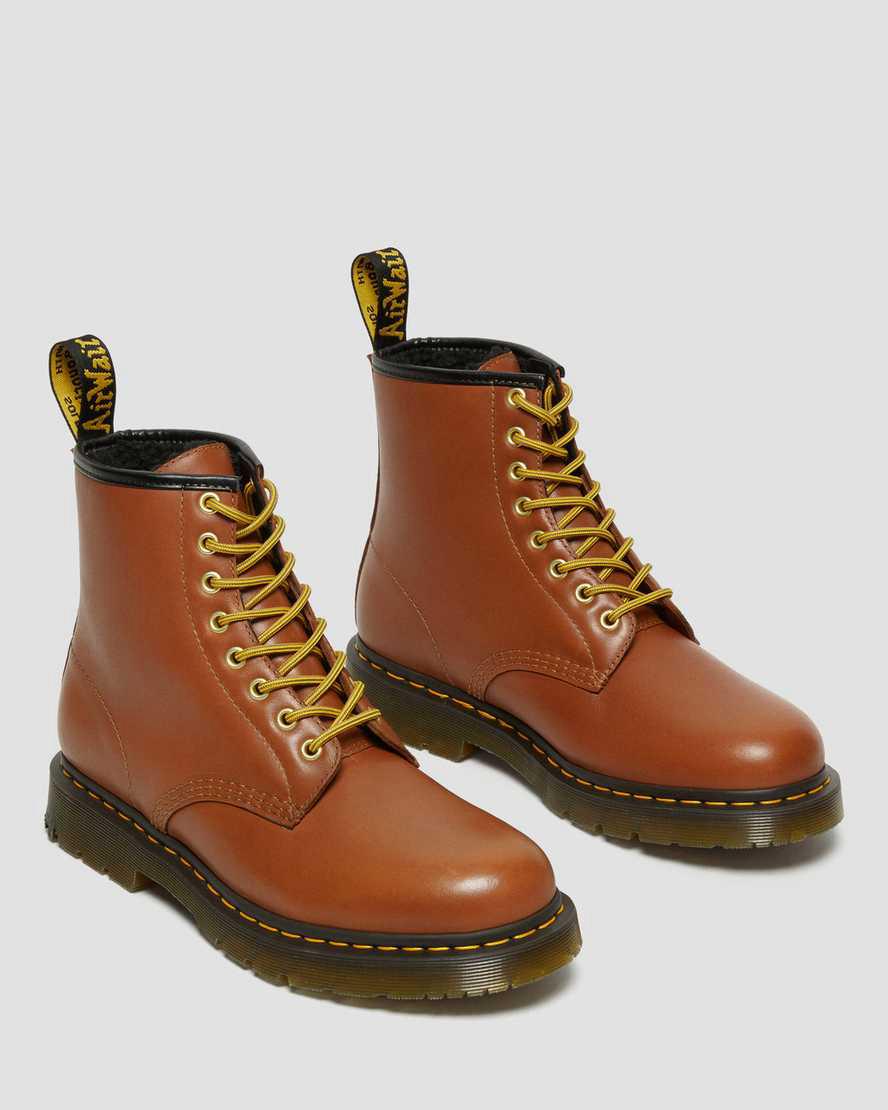 Dr Martens 1460 Wintergrip Leather Lace Up Miesten Talvisaappaat Ruskea  Suomi |  4907XNBPI