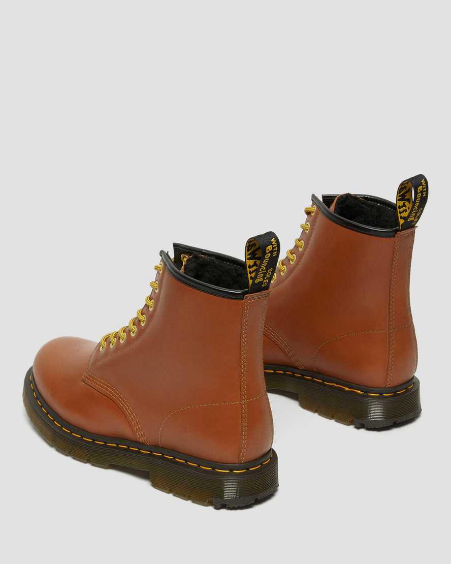 Dr Martens 1460 Wintergrip Leather Lace Up Miesten Talvisaappaat Ruskea  Suomi |  4907XNBPI