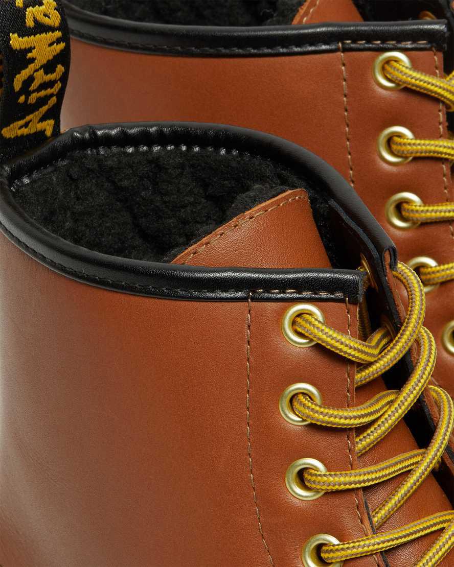 Dr Martens 1460 Wintergrip Leather Lace Up Miesten Talvisaappaat Ruskea  Suomi |  4907XNBPI