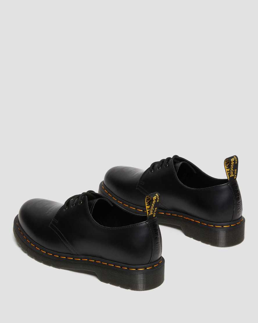 Dr Martens 1461 AAPE Smooth Leather Naisten Oxford Kengät Mustat  Suomi |  0629BJDVE