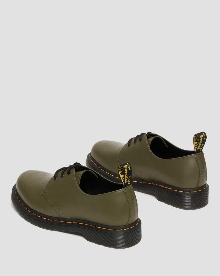 Dr Martens 1461 AAPE Smooth Leather Naisten Oxford Kengät Oliivinvihreä Vihreä  Suomi |  2801ORSHM