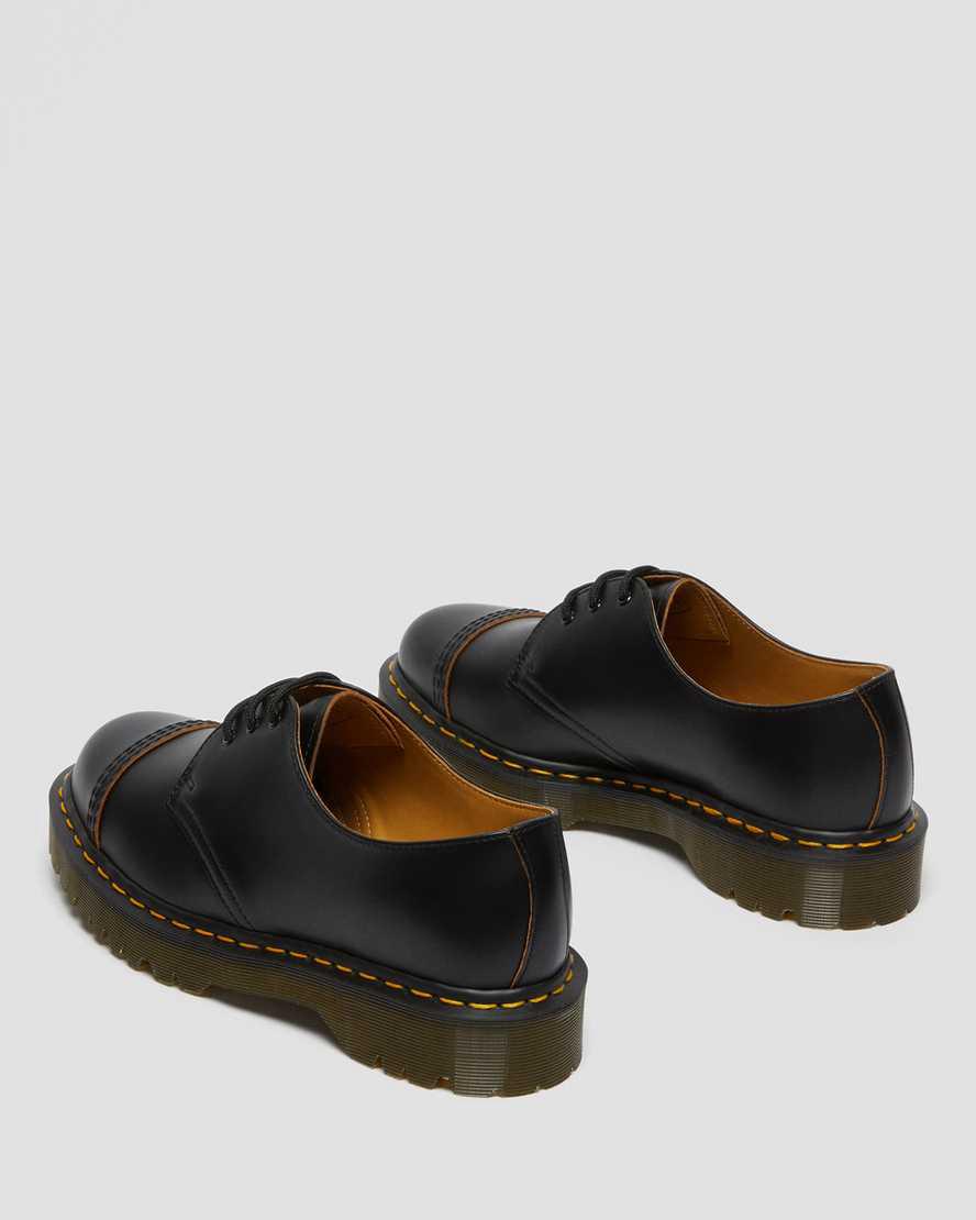 Dr Martens 1461 Bex Made in England Toe Cap Naisten Oxford Kengät Mustat  Suomi |  1320MQGYN