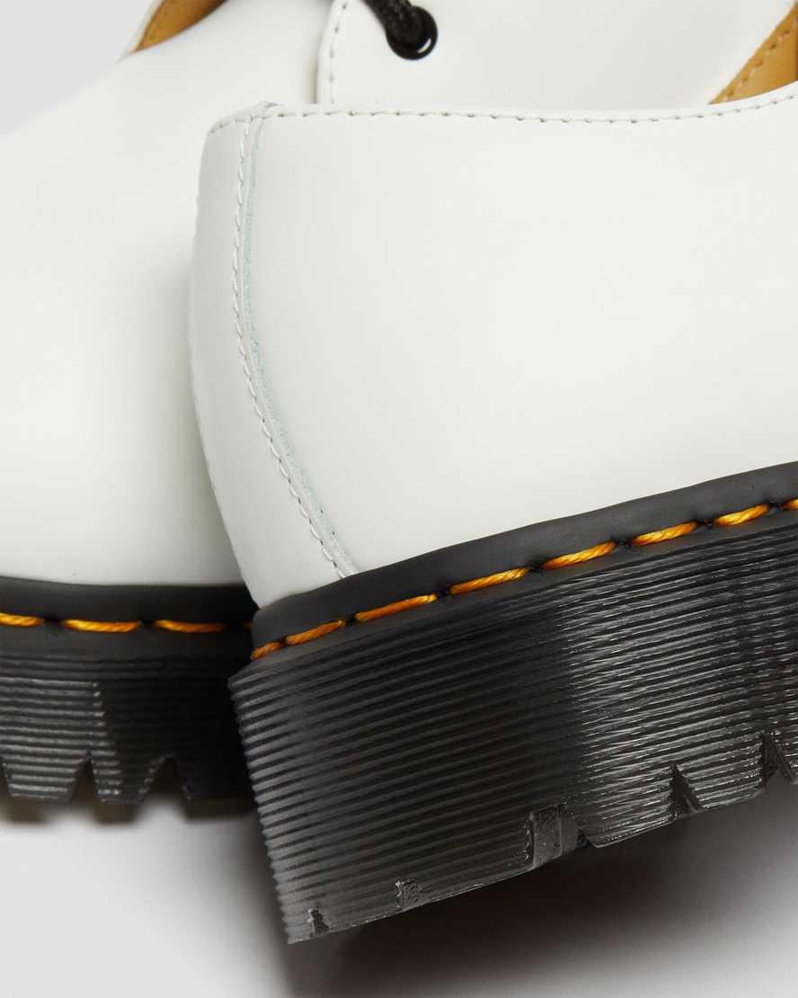 Dr Martens 1461 Bex Smooth Leather Oxford Naisten Platform Kengät Valkoinen  Suomi |  0728EXUTO