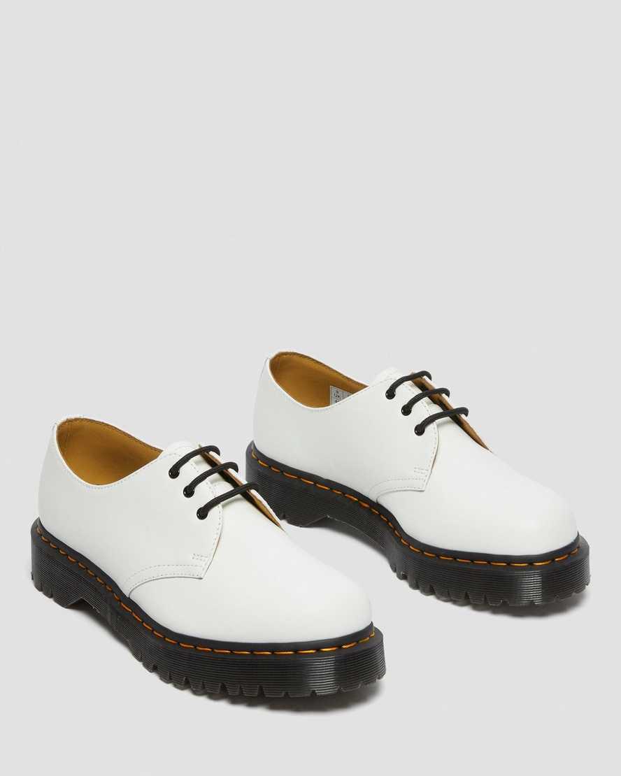 Dr Martens 1461 Bex Smooth Leather Oxford Naisten Platform Kengät Valkoinen  Suomi |  0728EXUTO