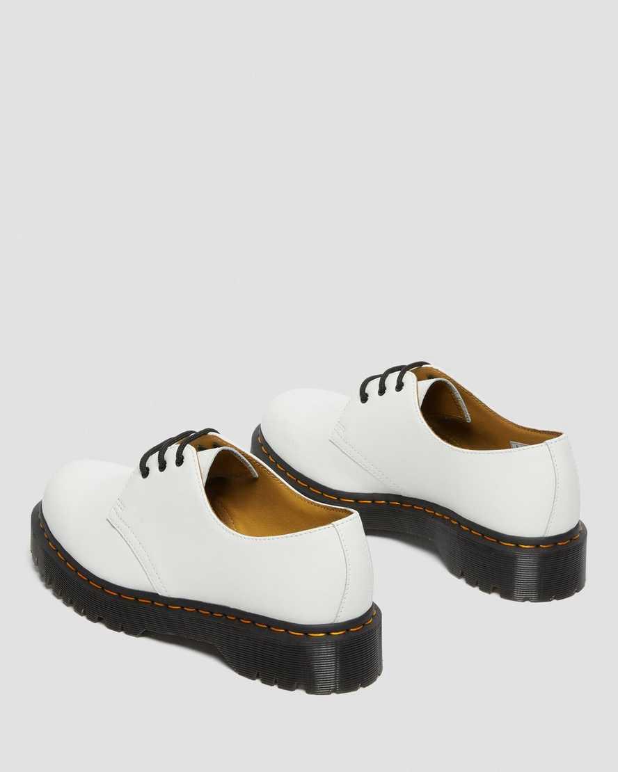 Dr Martens 1461 Bex Smooth Leather Oxford Naisten Platform Kengät Valkoinen  Suomi |  0728EXUTO