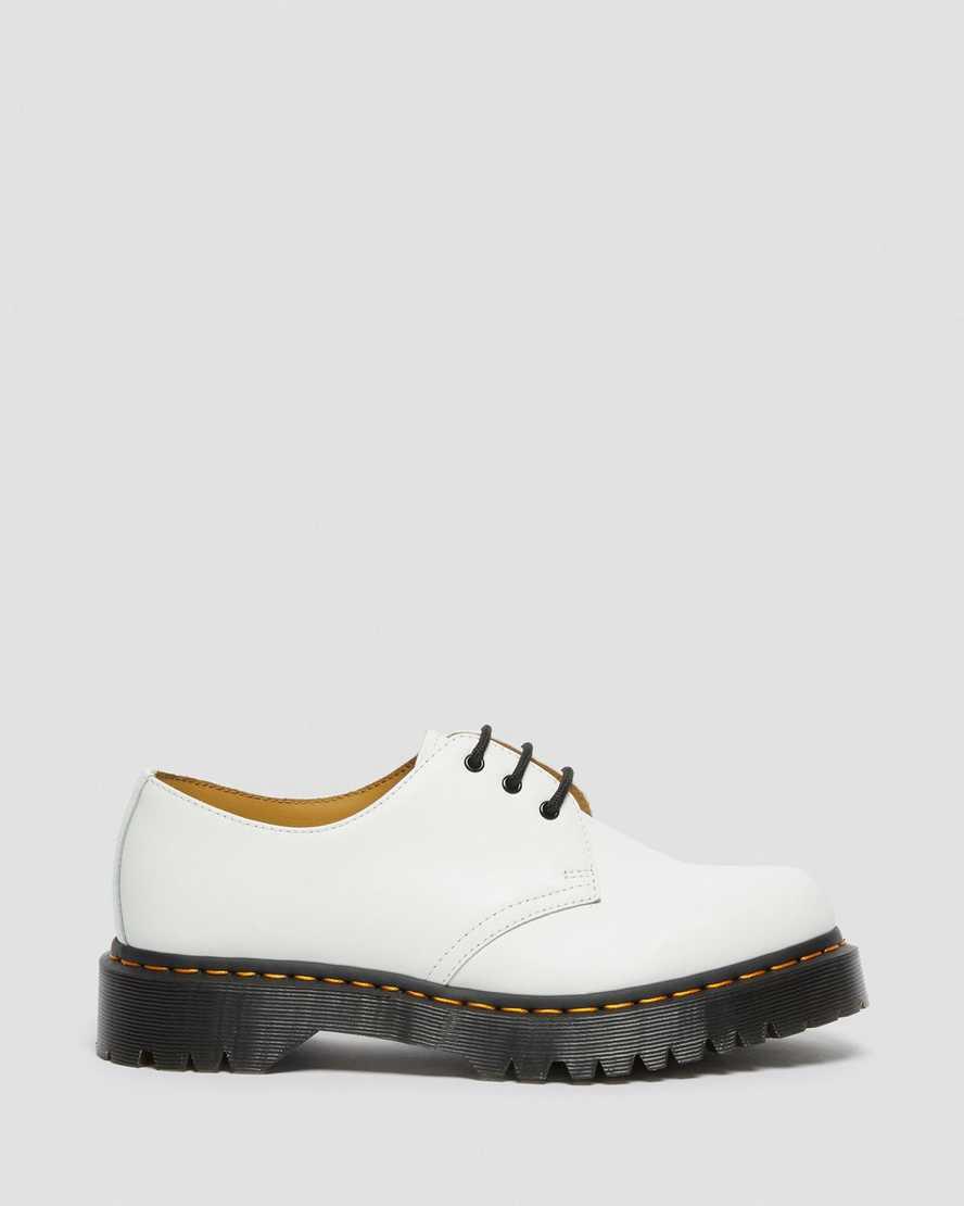 Dr Martens 1461 Bex Smooth Leather Oxford Naisten Platform Kengät Valkoinen  Suomi |  0728EXUTO