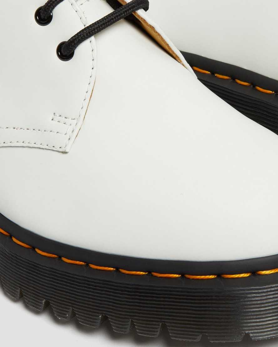 Dr Martens 1461 Bex Smooth Leather Oxford Naisten Platform Kengät Valkoinen  Suomi |  0728EXUTO